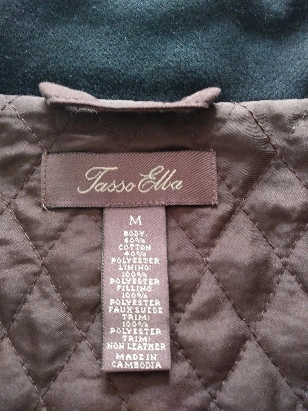 Tasso Elba Men's Knit Full-Zip Lined Jacket Black Brown Size M   image 5