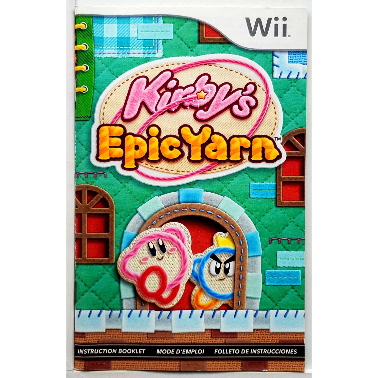 (Manual Only) Kirby's Epic Yarn Nintendo Wii Pristine Authentic eBay