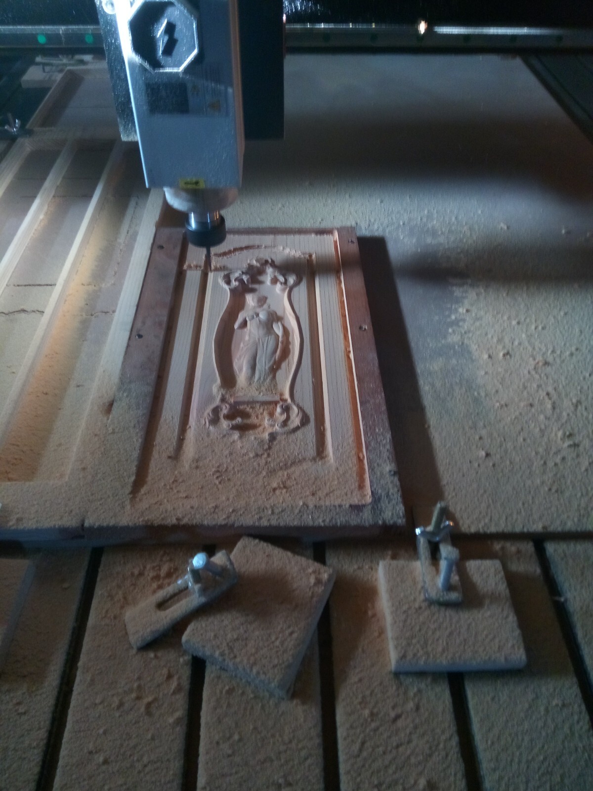 cnc router machine 4'x8' handheld controller with usb port, no computer ...