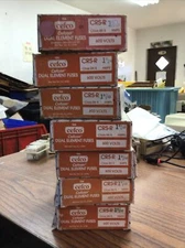 (10-PCS  1-BOX) Cefco Duel Element Fuses CRS-R 1-8/10-AMPS Class RK-5 (VR8)