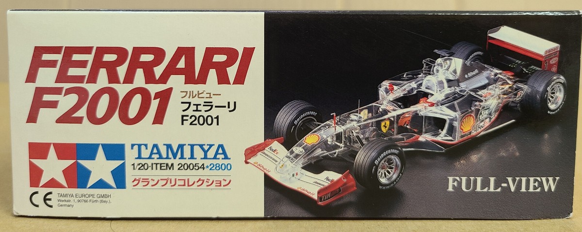 TAMIYA 1/20 FERRARI F2001 Full-View 20054 Grand Prix
