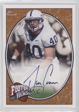 2008 Upper Deck Football Heroes Rookie Bronze Dan Connor #130 Auto 0b2