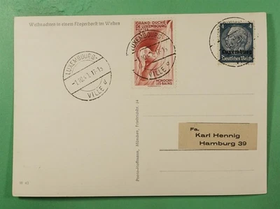 DR WHO GERMANY WWII NICE CARD MIXED FRANK LUXEMBOURG R47585 - Image 1 of 2