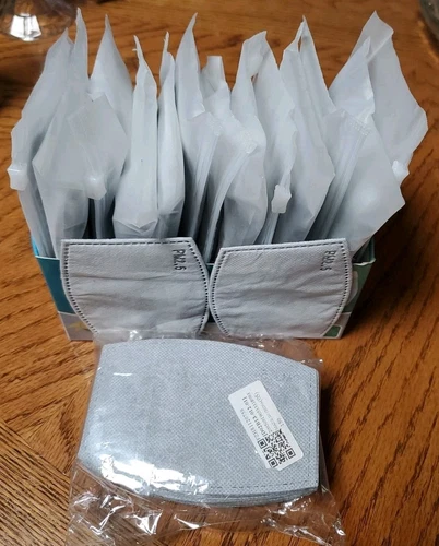 Lot Of 160 Face Mask Insert Carbon Filters PM2.5 New Sealed Disposable