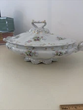 Antique J & G Meakin The James Oval Covered Soup Tureen Vegetable Bowl England