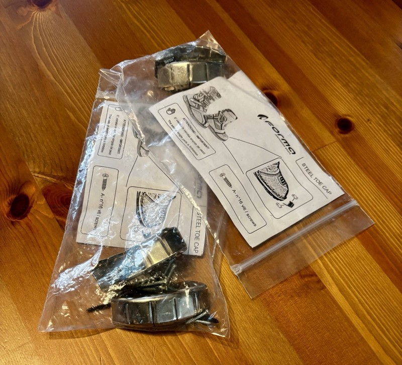 Forma Boots replacement Steel Toe Caps 2 Pairs