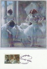 Carte 1er jour Les Impressionnistes Tableau Edgar Degas Peintre 2006