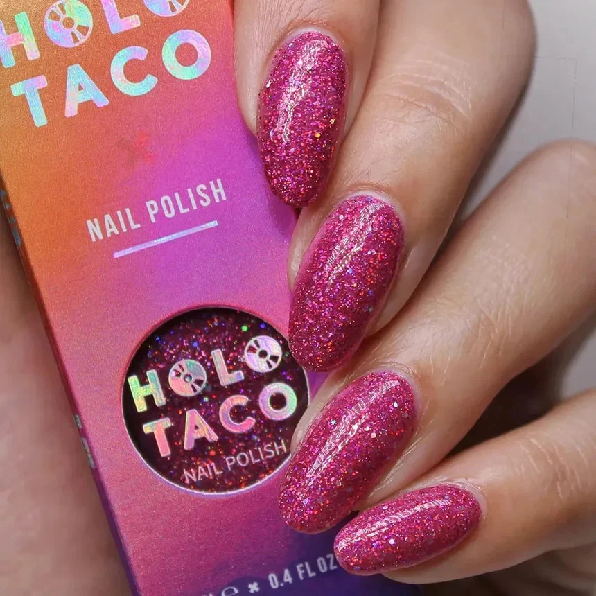Holo Taco Bless Your Heart unbenutzt UK Verkäufer Holotaco Glitzer holografisch Disco