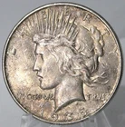 1935 Peace Silver Dollar-AU Condition-90% Silver-Free Shipping    (738)