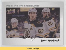 2022-23 Upper Deck Series 2 Instant Impressions Brad Marchand #PZ-34 READ 0qr0
