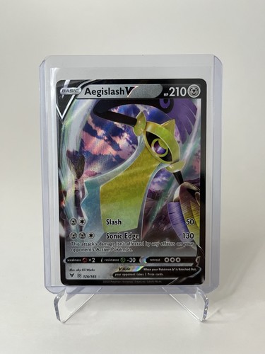 Pokemon Vivid Voltage Ultra Rare Aegislash V 126/185 - Near Mint (NM)
