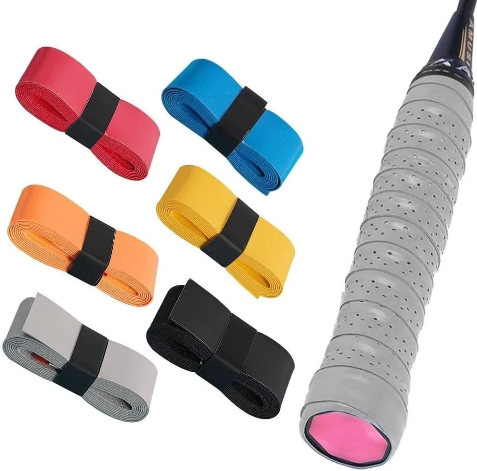Vielseitiges Griffband Set - 6 Farben, Selbstklebend für Tennisschläger und mehr - Bild 1 von 4