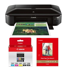 Canon PIXMA iX6820 Wireless Inkjet Business Printer, Bundle with Color Ink Pack
