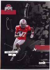 2025 Onit Athlete Ohio State Unviersity Buckeyes - Silhouette Carnell Tate...