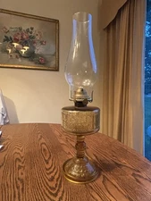 Amber Vintage Kerosene Oil Lamp
