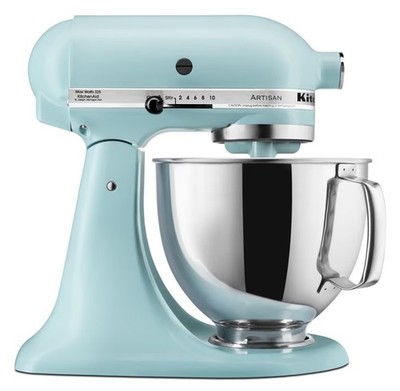 New KitchenAid Artisan Series 5 Qt Tilt-Head Mixer Mineral Water Blue KSM150