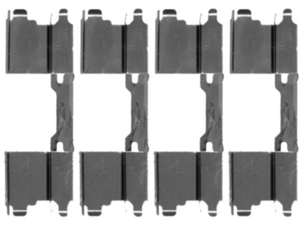 Hella Pagid ZubehöRsatz Scheibenbremsbelag 8DZ 355 203-501 FüR Crafter 30 VW 50-image