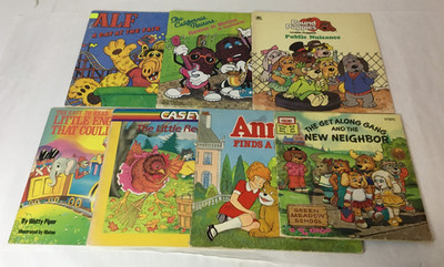 Lot of 7 Vintage 80s Kids Picture Books - VTG 1980s Storybook 80's Era Softcover