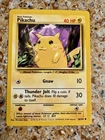 PIKACHU 1995, 96, 98 NINTENDO YELLOW CHEEKS 58/102 POKEMON