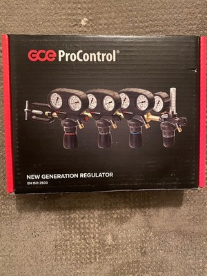 GCE ProControl Sauerstoff Druckminderer 200 Bar / 0 - 10 Bar NEU OVP