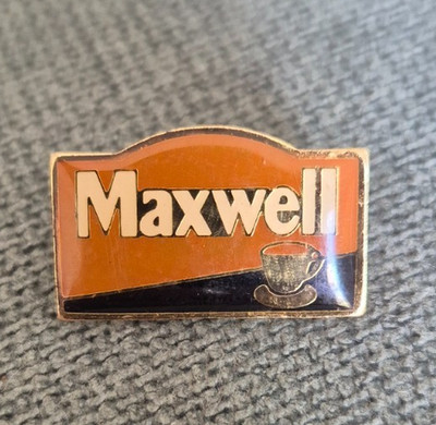 Maxwell House Kaffee Vintage Emaille Pin Anstecker