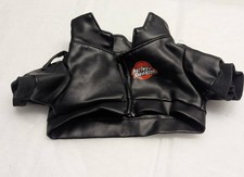 Harley-Davidson Build-A-Bear Faux Leather Jacket Black Zipper Not Working