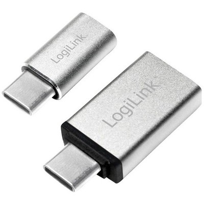LogiLink AU0040 USB 3.2 USB-C to USB 2.0 Micro B Adapter And USB 3.0 A Port