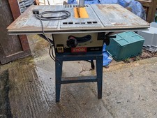 Ryobi ETS- 1525 Table bench saw on stand 45-90 rise fall 10" blade 240v 1500w