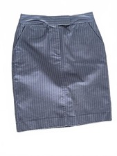 Women's Vintage Navy Pinstripe Pencil Skirt Size 6