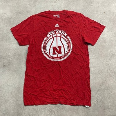 Nebraska Cornhuskers Adidas T-Shirt Herren Medium NCAA Basketball Graphic Tee, rot