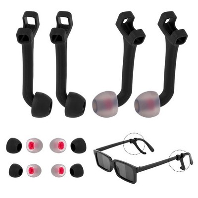 4pcs Glasses Sound Amplifier with Meta Rokid/XREAL/VITURE/Rayneo/Inmo, Privac...