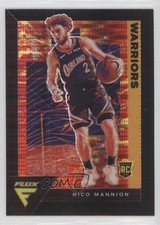 2020 Panini Flux Rookies Factory Set Black Pulsar Prizm Nico Mannion #223 0rm6