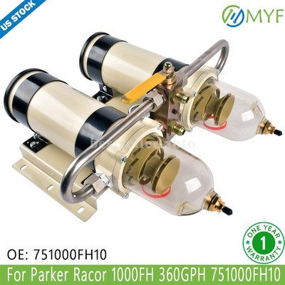 Fuel Filter Water Separator 751000FH For Parker Racor 1000FH 360GPH 751000FH10