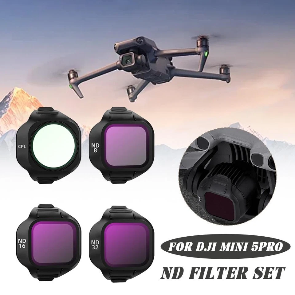 CPL Filter for DJI Mini 5 Pro ND16 ND32 CPL Lens Filters Kit for Drone Came HOT - Image 3 of 4