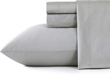 100 Cotton Full Bed Sheets Set - 600 Thread Count Sateen - 4 Piece Bed Sheet