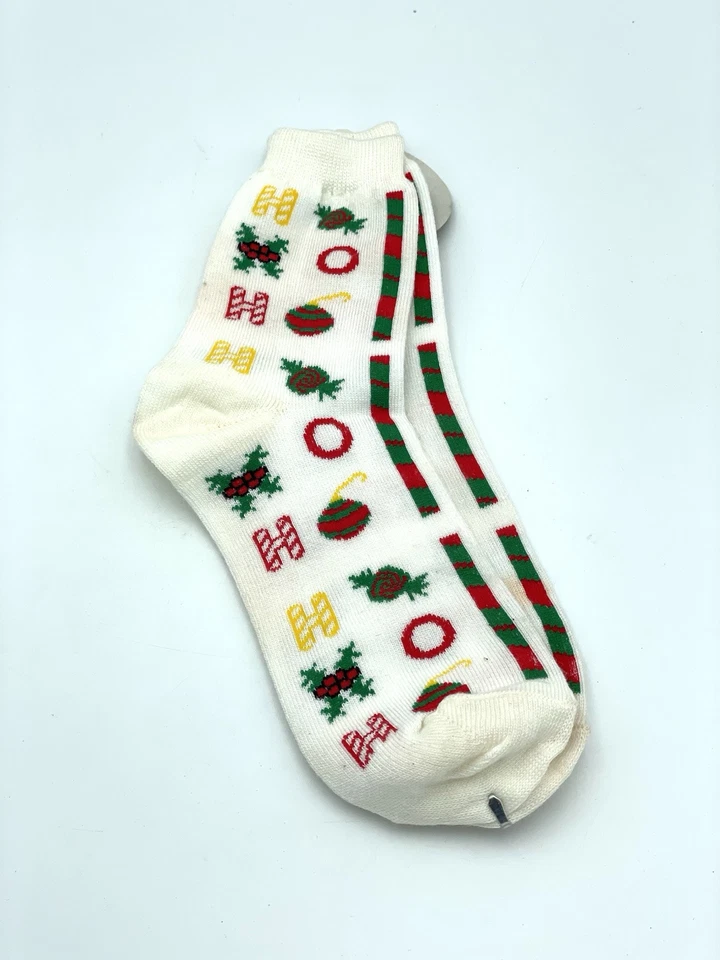 2 Pares Nuevos con Etiquetas Vintage Sin Tonterías Damas "Calcetines de Vacaciones" Navidad Talla 5-10 Foto 2 de 4