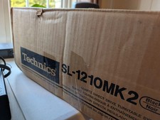 ⭐️⭐️ Technics™ SL-1210MK2 Turntable Black Ortofon™ Needle Original Box SERVICED
