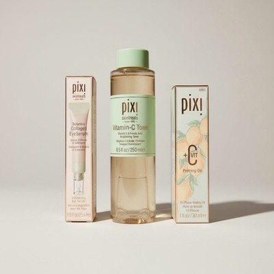  Pixi Vitamin C Glow Routine 3-Piece Set   $81 Value | NEW