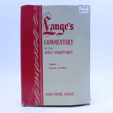 Commentary on the Holy Scriptures - Critical, Doctrinal and Homiletical (GENES..