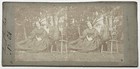 Deux portraits Femmme et Homme 2 Photos Stereo Vintage Albumine c1860