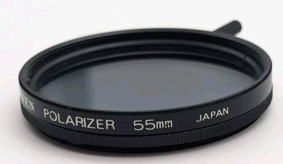 Vintage Genuine Tiffen Circular Polarizer 55mm DSLR SLR Japan OEM VGC - Image 2 of 4
