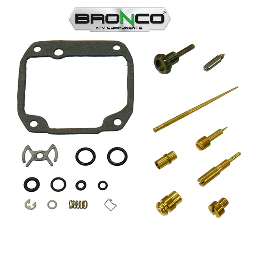 Bronco Carburetor Carb Repair Rebuild Kit Suzuki Quadrunner LT4WD LT250