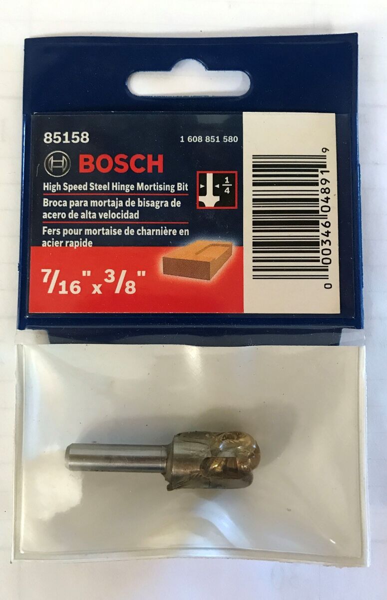 Bosch 1/2-in High-speed Steel Hinge Mortising Router Bit Bosch 1/2-in High-speed Steel Hinge Mortising Router Bit