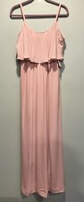 New Show Me Your Mumu Caitlin Maxi Dress Blush Pink Sz M Formal Bridesmaid