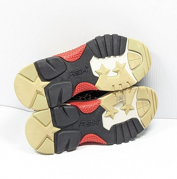 スニーカー ASH Women Sneakers ADDICT04BLK LEOPARD Black Ash Sneakers in Leather - Black - Women | ADDICT04BLKLEOPARD