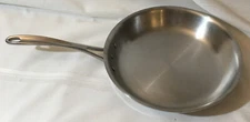 Calphalon Skillet10' Frying, Saute Pan Stainless Steel Cookware 1390. No Lid.