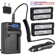 Kastar Battery LCD AC Charger for Panasonic VW-VBD815 VW-VBDR1 VW-VBD3 VW-VBD5