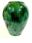McCoy Green Onyx Vase Mold 050 7"
