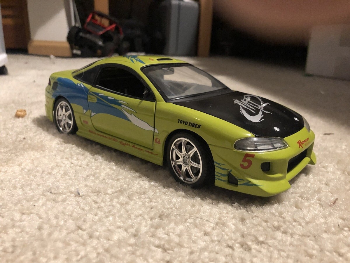 model car Mitsubishi Eclipse Fast & Furious 1:18 Scale | eBay