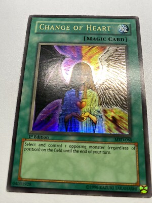 change of heart card yugioh Amazon.com: Yu-Gi-Oh! - Change of Heart (MRD-060) - Metal Raiders - 1st  Edition